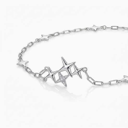 Silver Sleek Constellation Bracelet