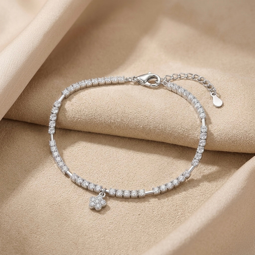 Silver Celeste Charm Bracelet