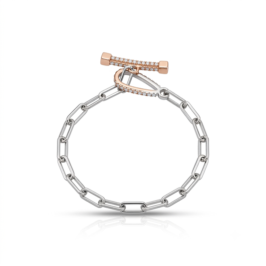 Silver Élan Link Bracelet