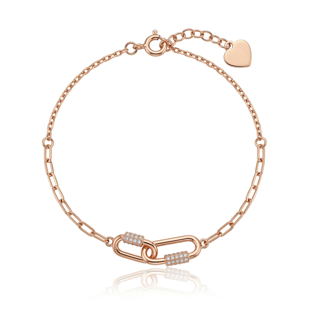 Rose Gold Sleek Bar Bracelet