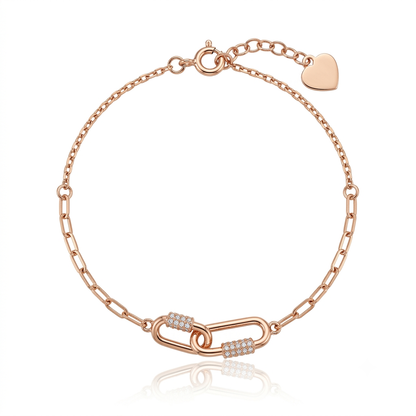 Rose Gold Sleek Bar Bracelet