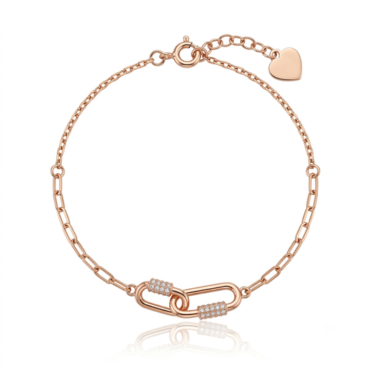 Rose Gold Sleek Bar Bracelet