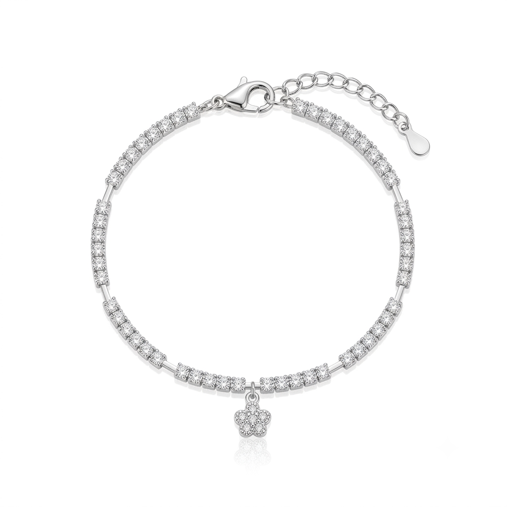 Silver Celeste Charm Bracelet
