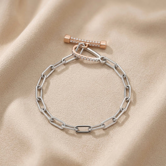 Silver Élan Link Bracelet