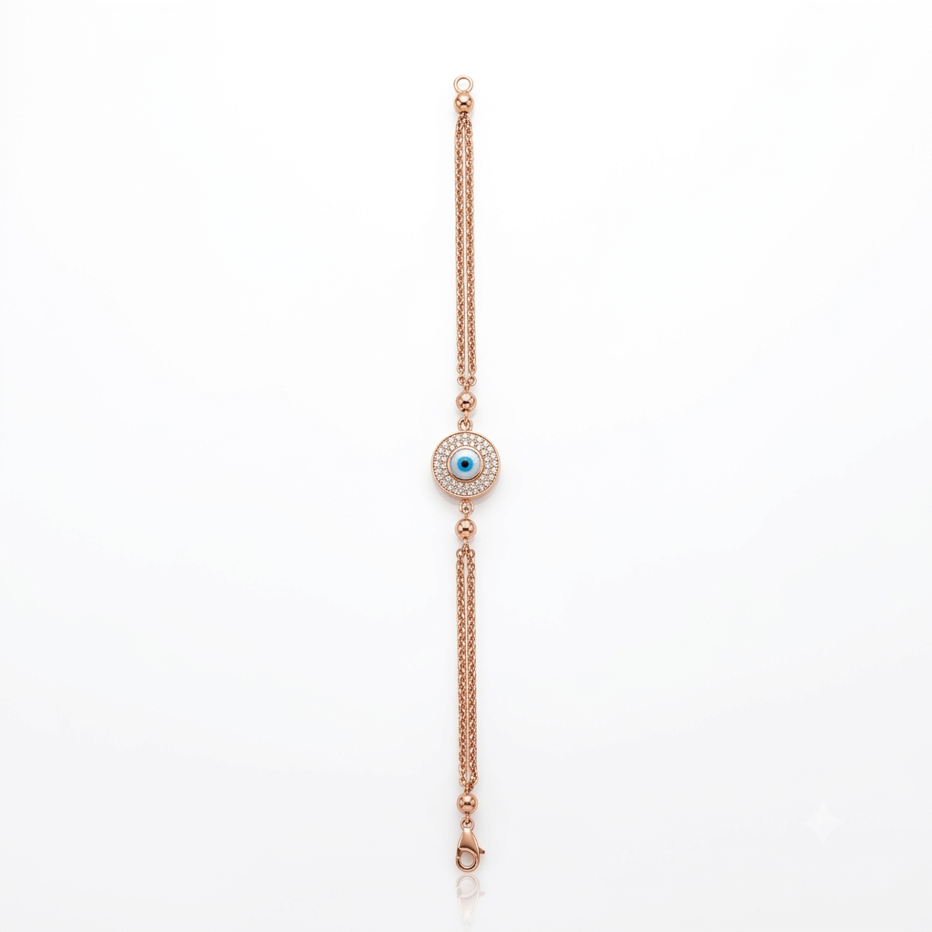 Rose Gold Celestial Eye Bracelet