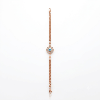 Rose Gold Celestial Eye Bracelet