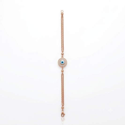 Rose Gold Celestial Eye Bracelet