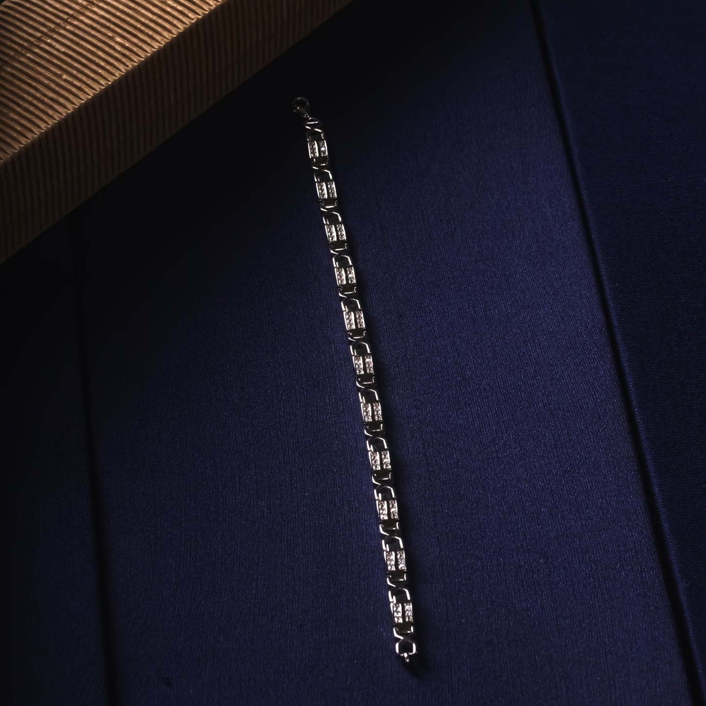 Silver Minimal Zircon Bracelet