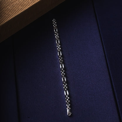 Silver Slender Link Bracelet