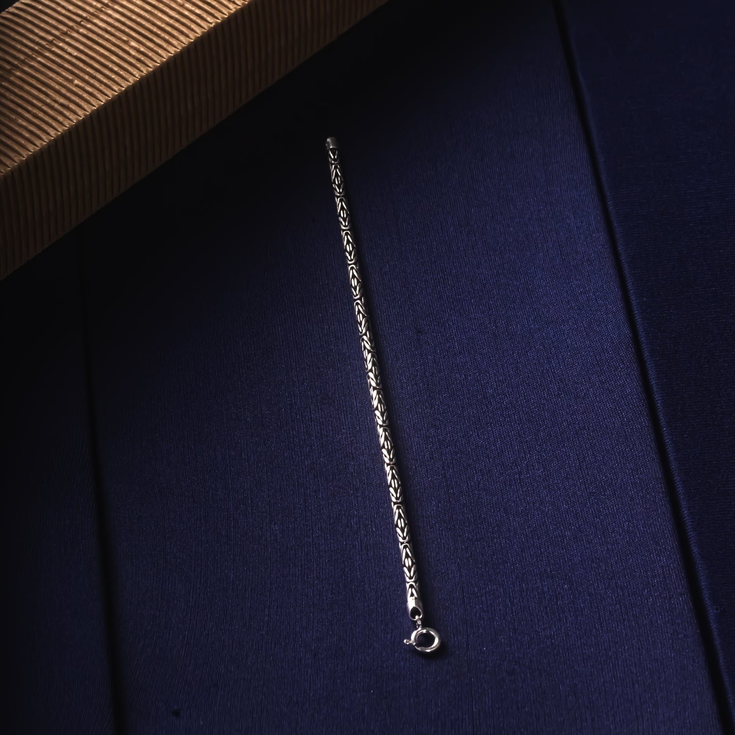 Silver Minimal Corded Bracelet