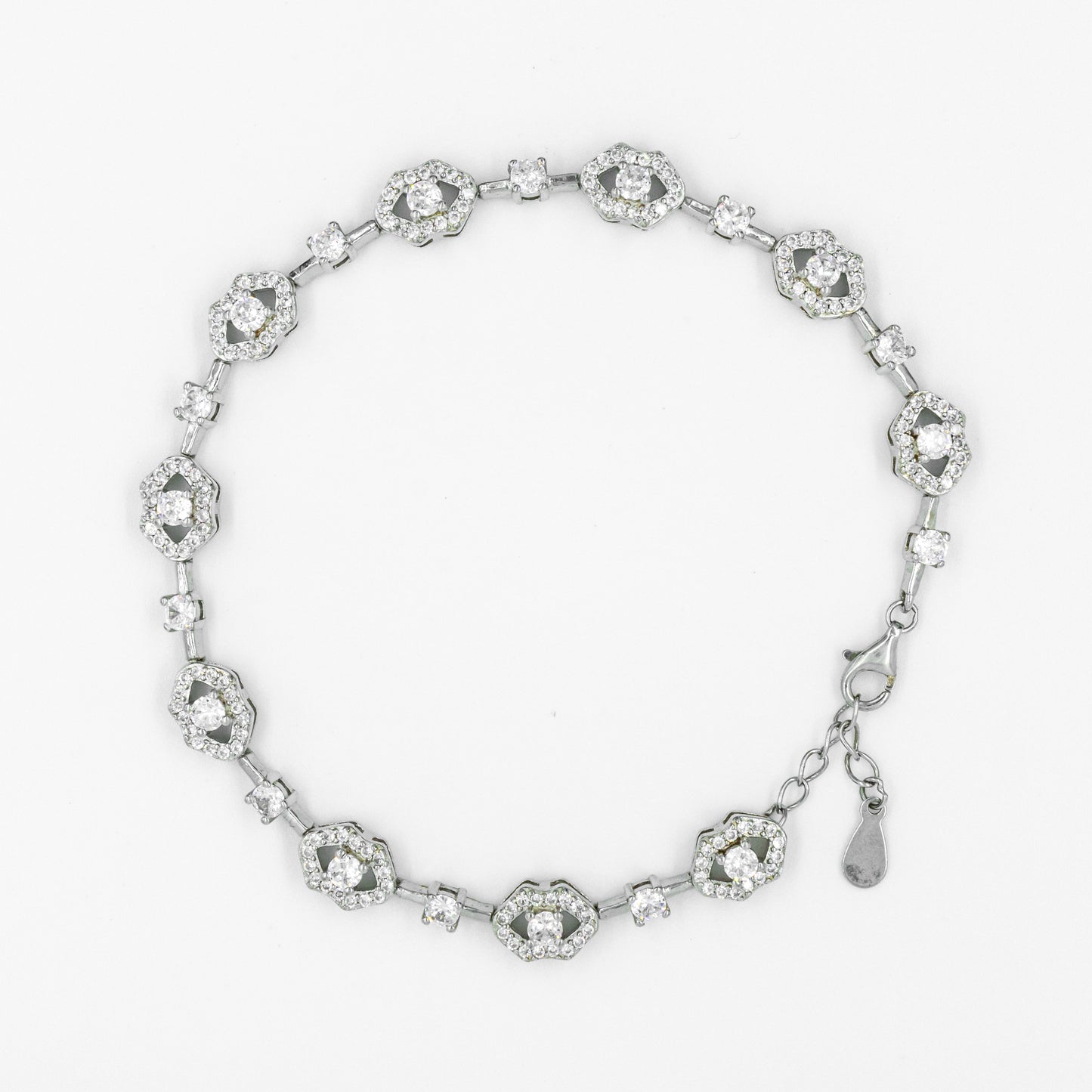 Silver Embellished Bracelet