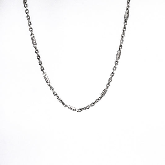 Silver Minimalist Streamline Chain