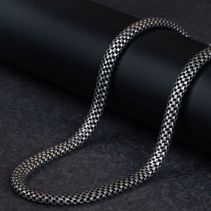 Silver Men’s Vintage Snake Chain