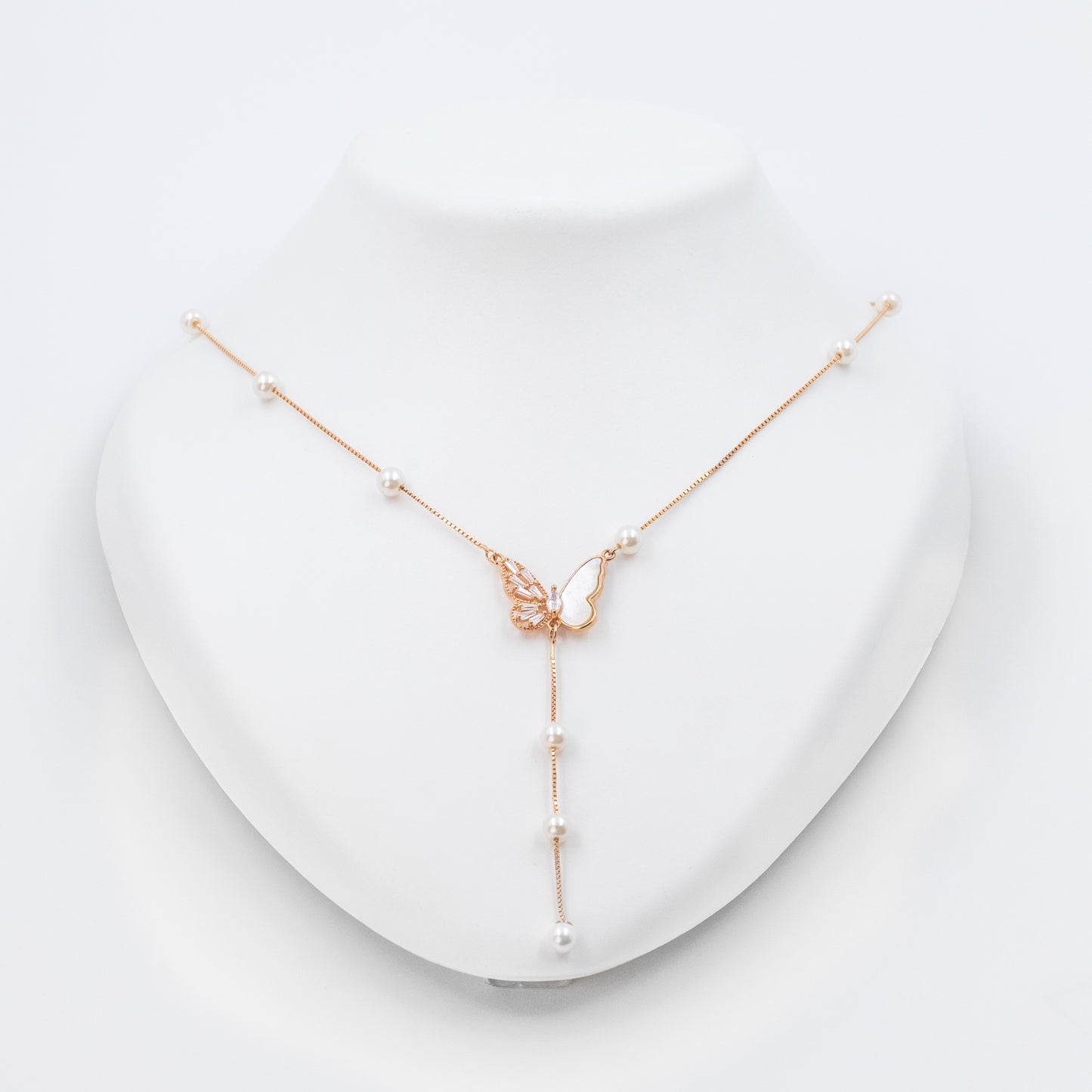 Rose Gold Butterfly Dream Chain Pendant