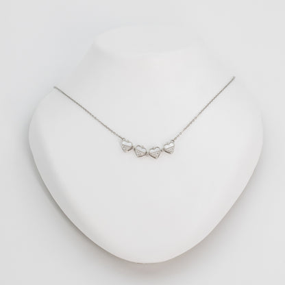 Silver Magnetic Heart Chain Pendant