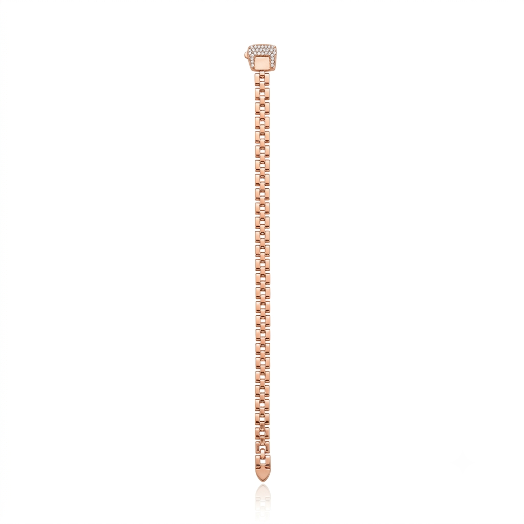Rose Gold Luxe Buckle Bracelet