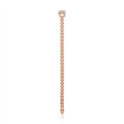 Rose Gold Luxe Buckle Bracelet