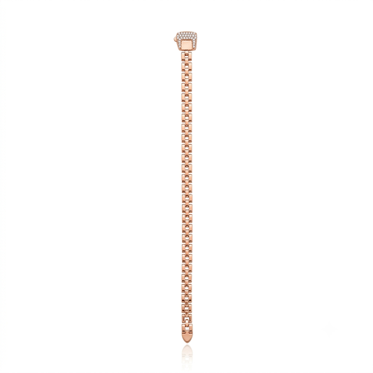 Rose Gold Luxe Buckle Bracelet
