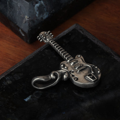 Vintage Rock Guitar Pendant