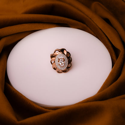Rose Gold Ivory Radiance Ring