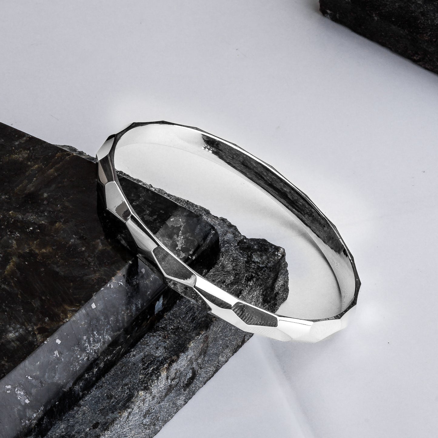 Silver Sparkling Cuff/Kada