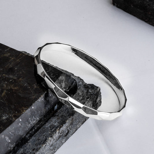 Silver Sparkling Cuff/Kada