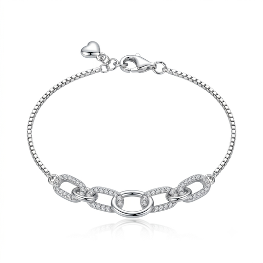 Silver Royal Link Bracelet