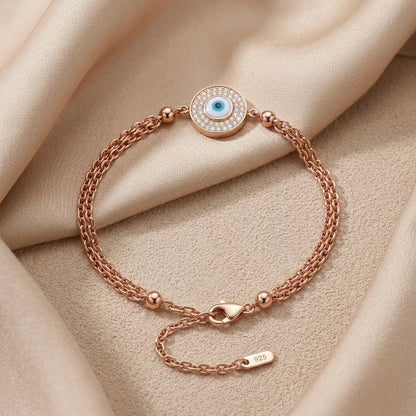 Rose Gold Celestial Eye Bracelet
