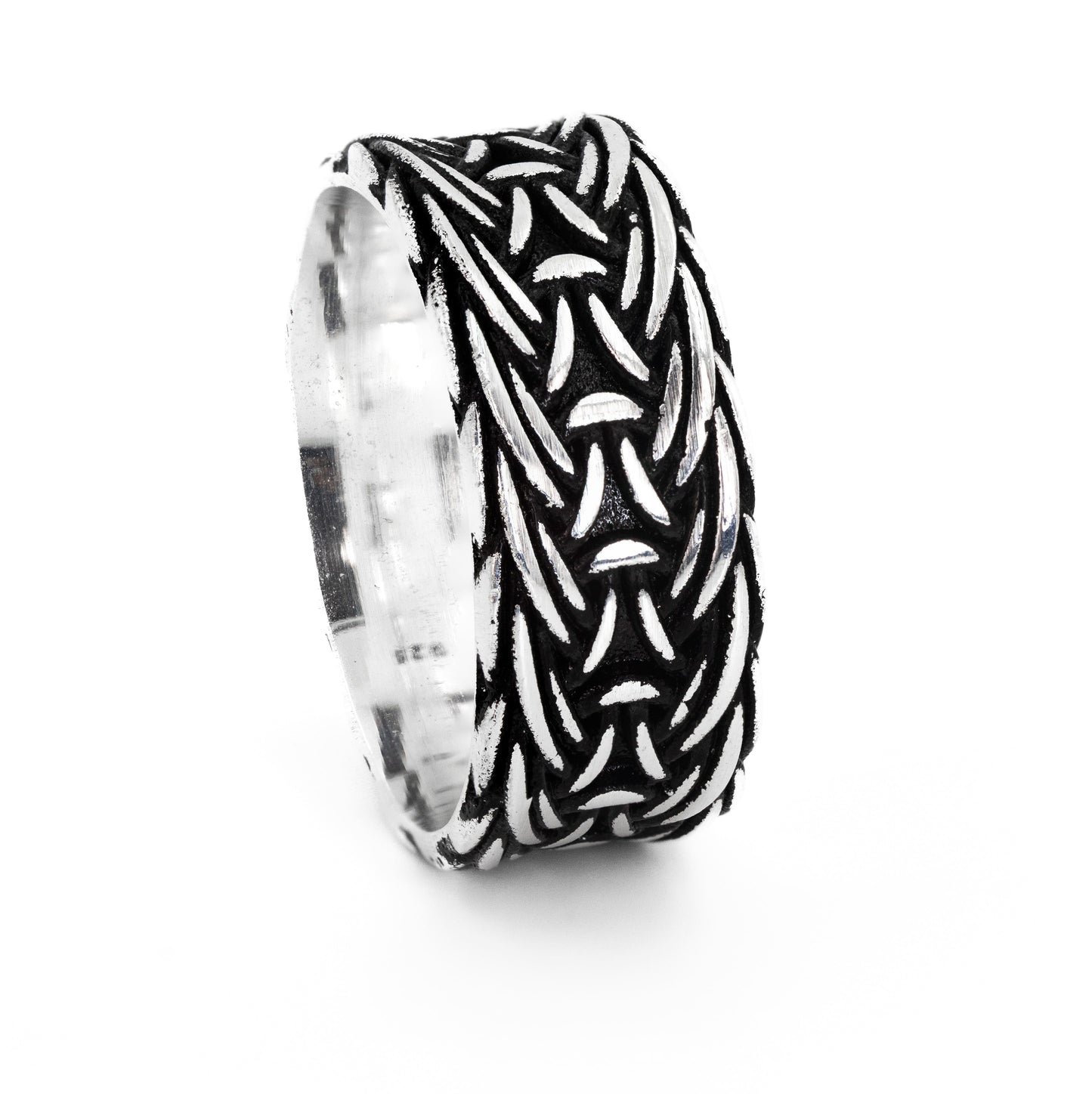 Vintage Aged Titan Ring