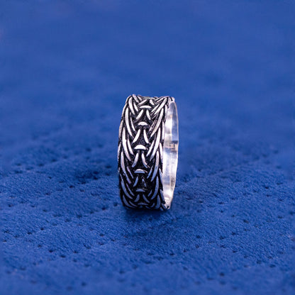 Vintage Aged Titan Ring