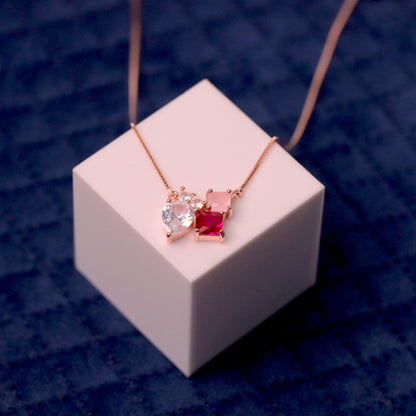 Rosegold Majestic Trio Chain Pendant