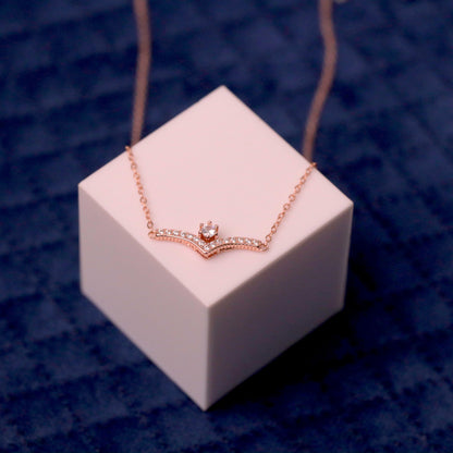 Rosegold Gleamline Chain Pendant
