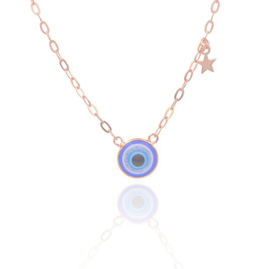 Rosegold Celestial Guard Chain Pendant