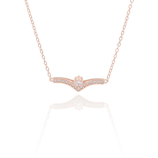 Rosegold Gleamline Chain Pendant