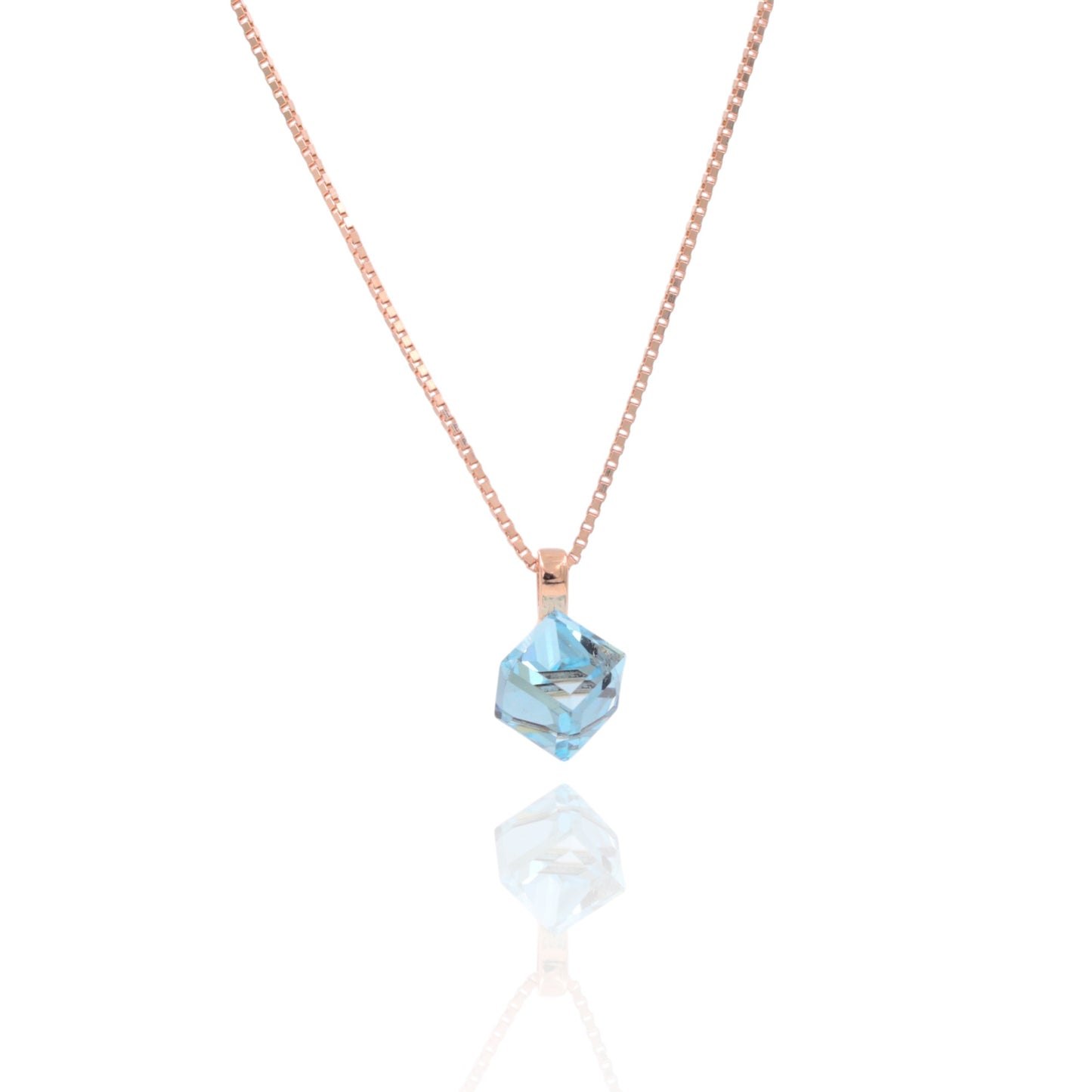 Rosegold Nocturne Ice Chain Pendant