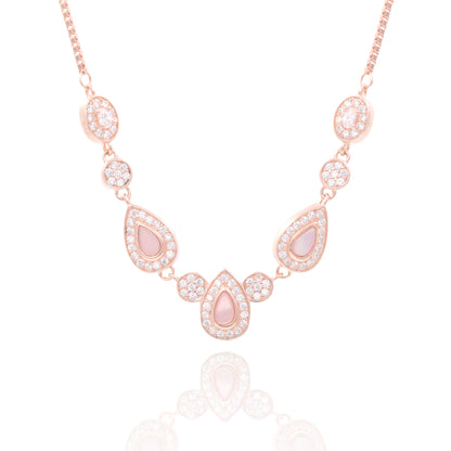 Rosegold Rosella Core Chain Pendant Set