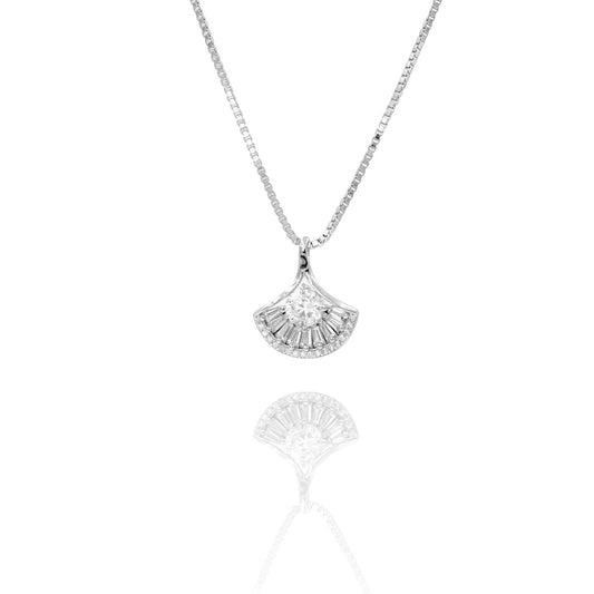 Silver Arcstone Chain Pendant