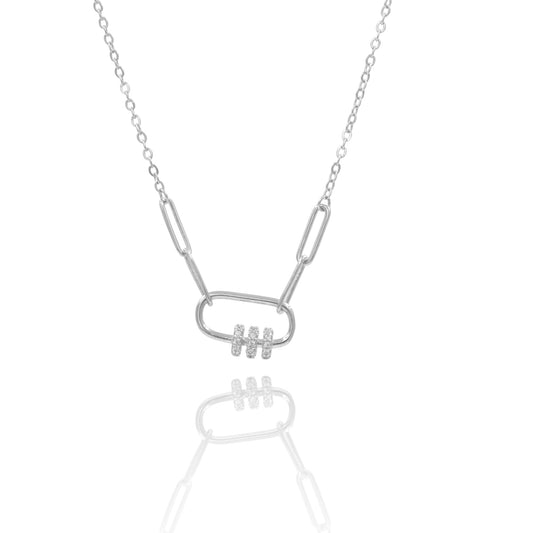 Silver Virelle Chain Pendant