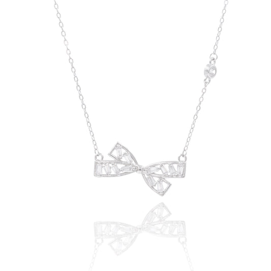 Silver Soft Knot Chain Pendant