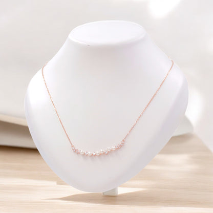Rosegold Elara Curve Chain Pendant