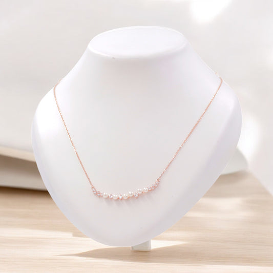 Rosegold Elara Curve Chain Pendant