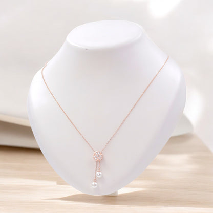 Rosegold Pearlaire Chain Pendant