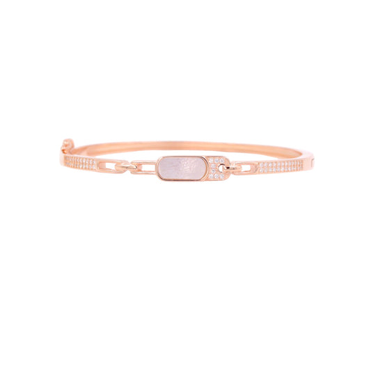 Rose Gold Opaline Kada Cuff/Kada