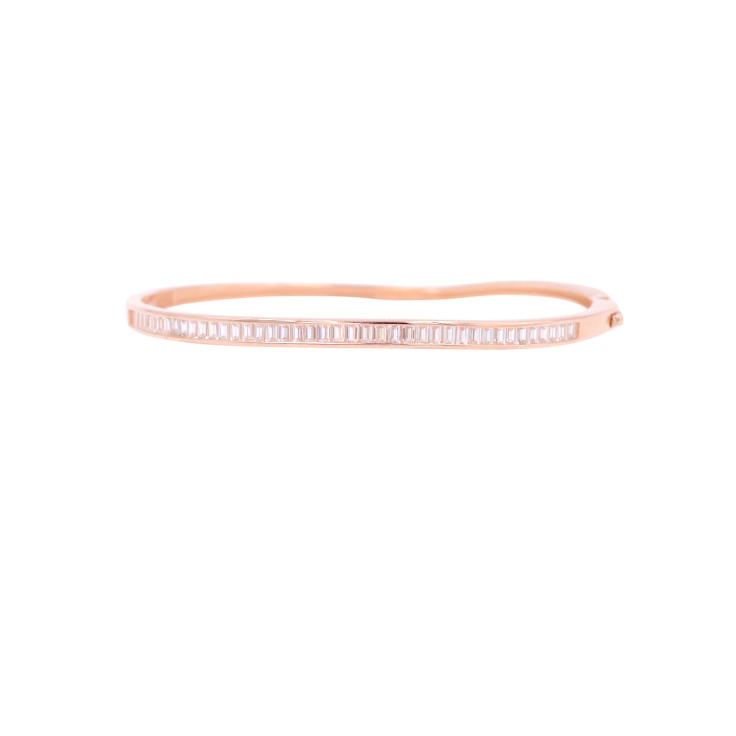 Rose Gold Radiant Bar Cuff/Kada