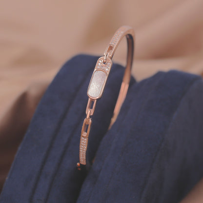 Rose Gold Opaline Kada Cuff/Kada