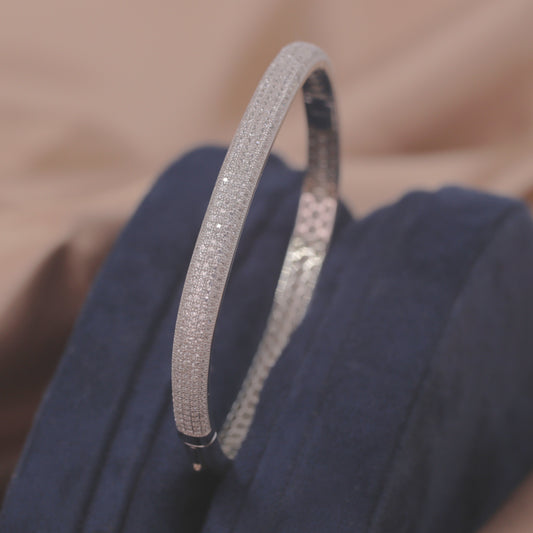 Silver Royal Statement Cuff/Kada