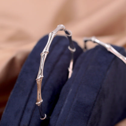 Silver Zen Loop Bangle