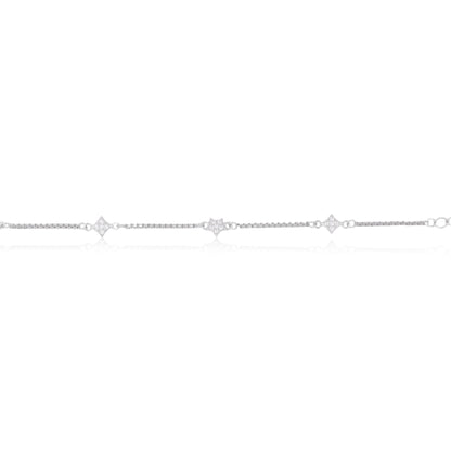 Silver Twinkle Line Bracelet