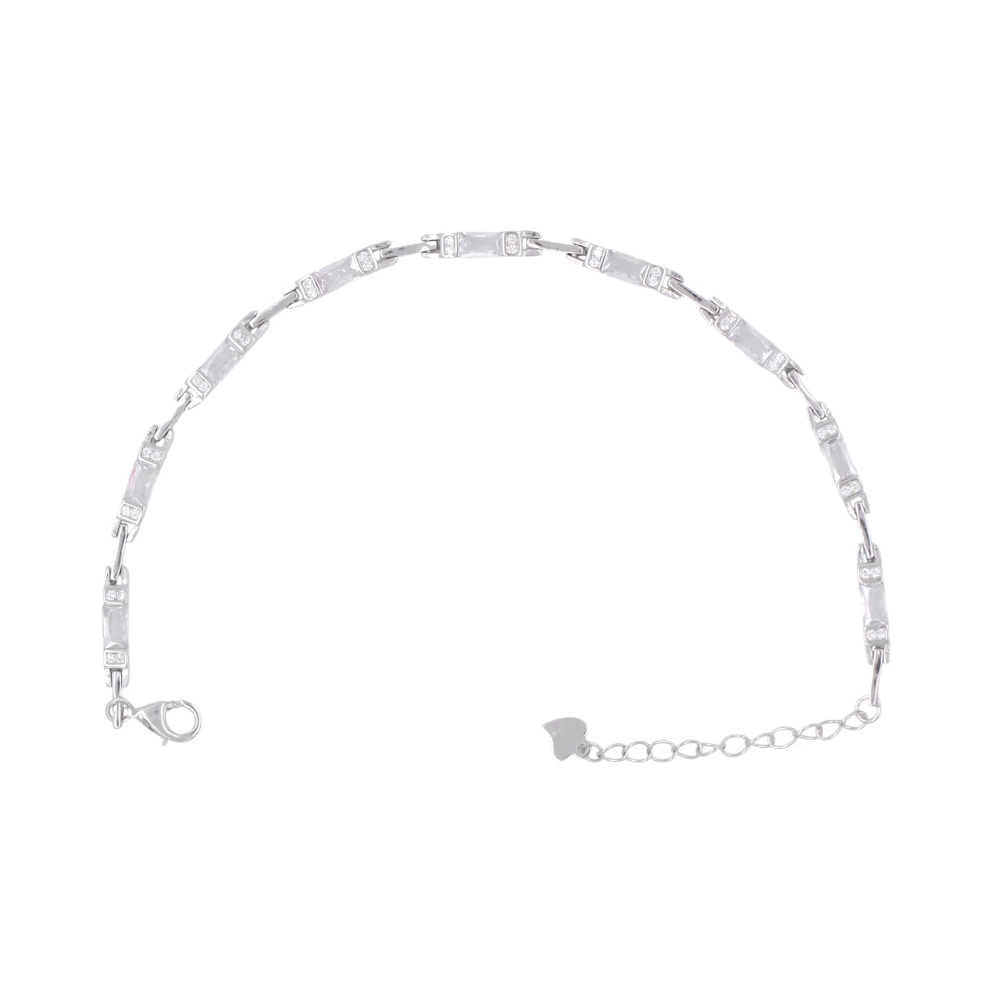 Silver Stone Sleek Bracelet