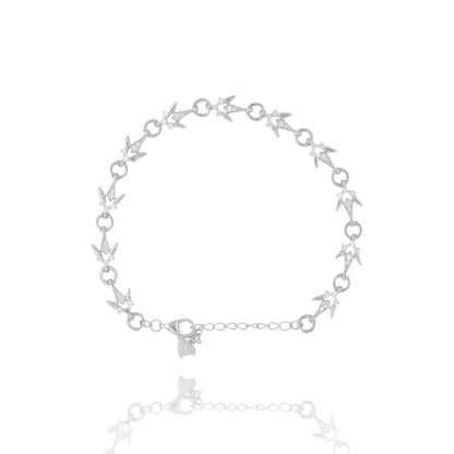 Silver Aegis Chain Bracelet